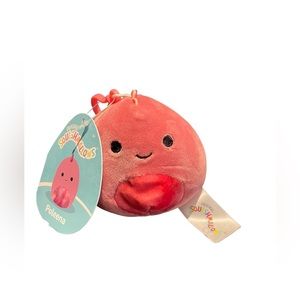 Poleena the Dinosaur Squishmallows Clip BNWT